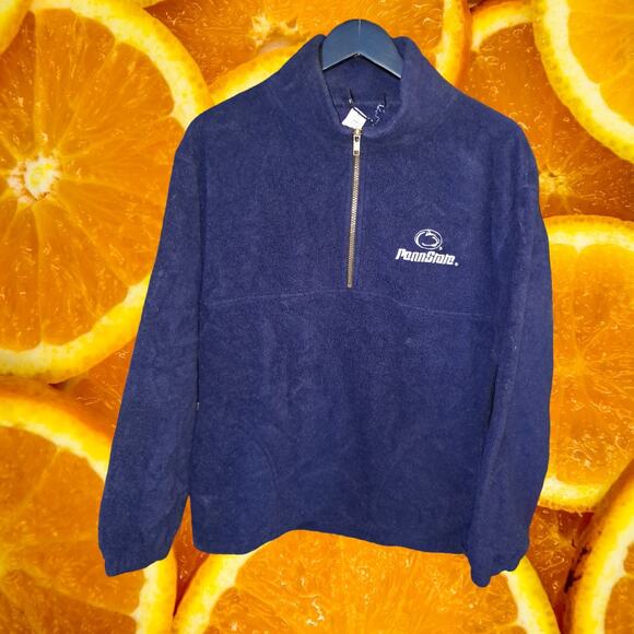 Penn State 1/4 Zip Combed Cotton Fleece with Drawstring Waist‎ Size Small - Picture 2 of 8